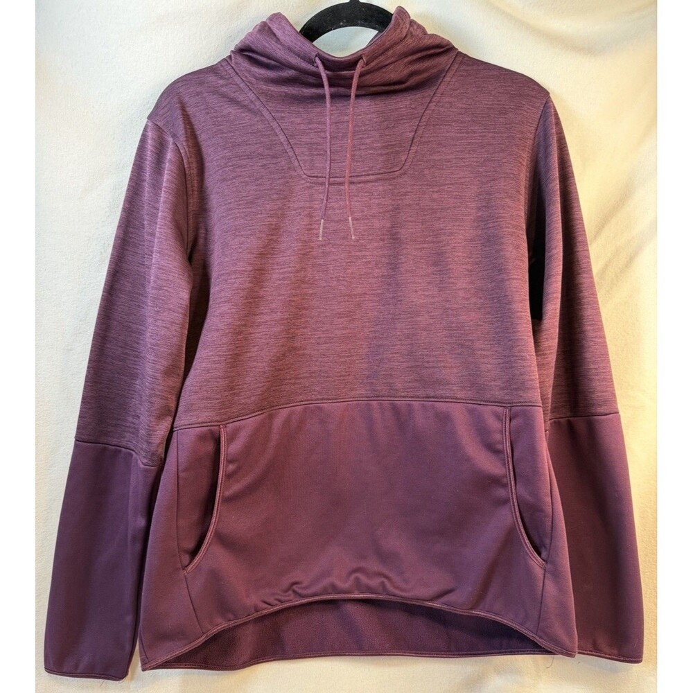 Columbia Sportswear Purple Colorblock Funnel Neck Pullover Hoodie Womens L